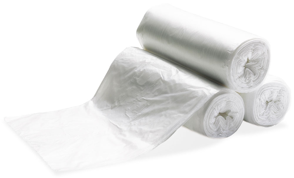 Details about   1500 CASE 33 Gallon 16 Micron 33" x 40" Clear High Density Can Liner Trash Bag 