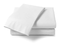 Muslin T130  36 X 80 X 9 Twin Fitted Sheet White 